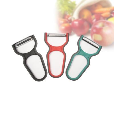 China Viable 3 - Pcs Kitchen Peeler Set Potato Cucumber Tool Kitchen Accessories Promotional Gifts for sale