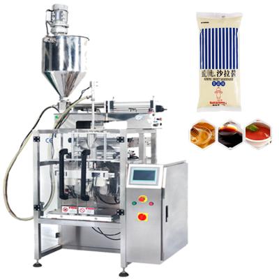 China Automatic Horizontal Food Liquid Stand Up Pouch Juice Ketchup Sauce Filling Machine Liquid Packing Machine for sale