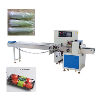 China CLOTHING Automatic Flowing Vegetable / Cucumber / Tomato Packing Machine for sale