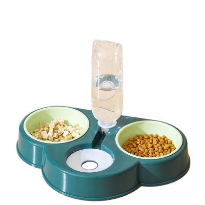 China Sustainable Automatic Dry Wet Food Feeder Smart Pet Water Feeder Pet Feeder Bowl for sale