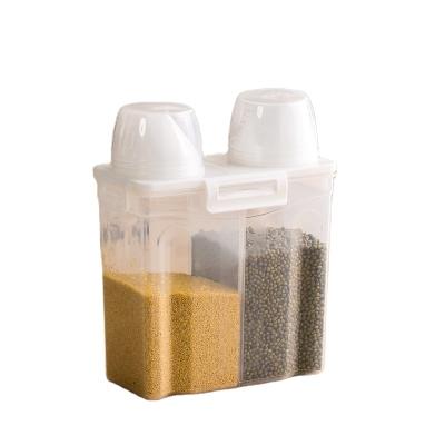 China 2021 Freshness Preservation Kitchen Coarse Grain Small Plastic Sealed Storage Box Can Waterproof Coarse Grain Tank for sale