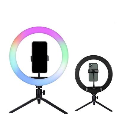 China New 13 Inch Mini RGB Fill Light Anchor Beauty Selfie Live Broadcast Support Fill Light for sale