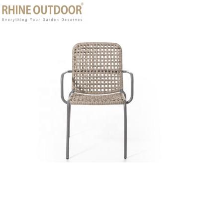 China Modern Outdoor Furniture Rattan Chair Outdoor Garden Chairs Rope Chair for sale