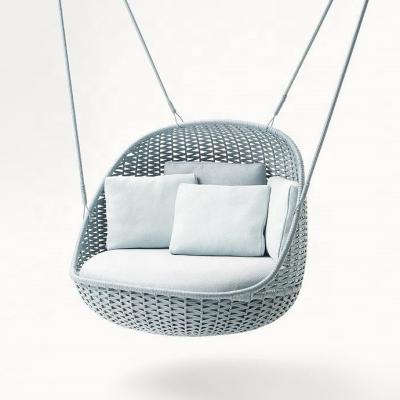 China Modern New Style Outdoor Furniture Patio Swing Garden Rope Hotel Leisure Hammock Swings Garden Swing Chair for sale