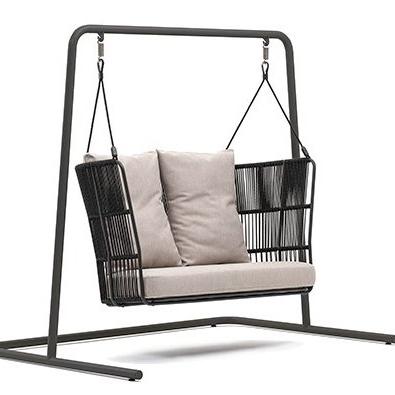 China Modern New Style Outdoor Furniture Patio Swing Garden Rope Hotel Leisure Hammock Swings Garden Swing Chair for sale