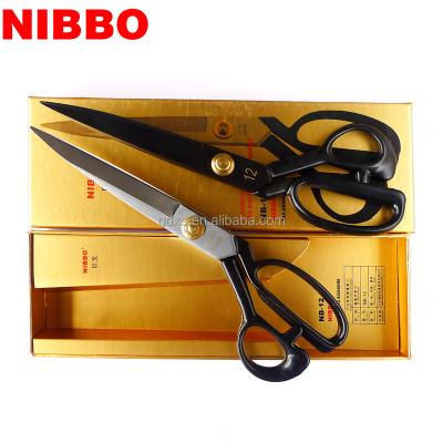 China Other NIBBO Four Star Tailor Scissors 9 inch 10 inch 11 inch 12 inc Carbon Steel Refined Garment Scissors Pointed Tailoring Scissors. for sale