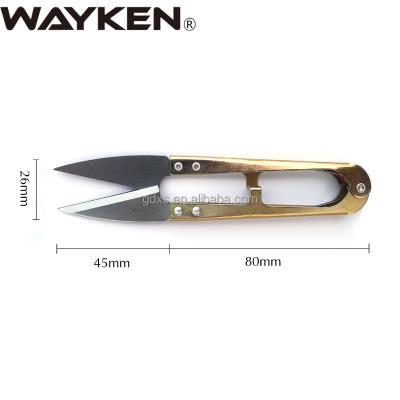 China Other Taiwan WAYKEN TC-805 HUGE Yellow Zinc Plating Gold Metallic THREAD CLIPPERS Sewing Large Thread Clippers, Tailor Scissors for sale