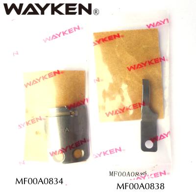 China Factory Taiwan WAYKEN Mitsubishi LS2-180 standard 6180 computer sewing machine knife MOBILE type MF00A0834 one fixed knif MF00A0838 for sale