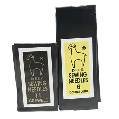 China China Wholesale Big Hole Beaked DEER Brand Beaded Needles ,Beading Needles Hand Stitched Needles Short Embroidery Needles Sewing NeedlesBig Eyes for sale