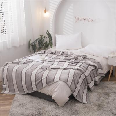 China New Style Folded Customize Blanket Weighed Blanket Warm Soft Kids Fashion Camping Blankets For Bedroom for sale