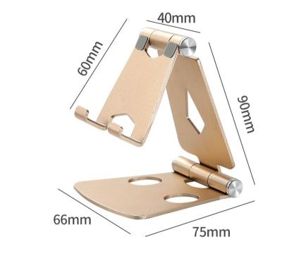 China Aluminum Alloy Mobile Phone Stand Tablet Aluminum Desktop Holder For Office for sale