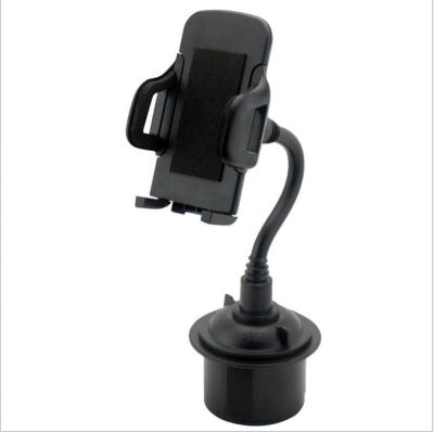 China One Hand Operation Gooseneck Mobile Phone Car Cup Holder Arbitrary Adjustable Phone Mount for sale