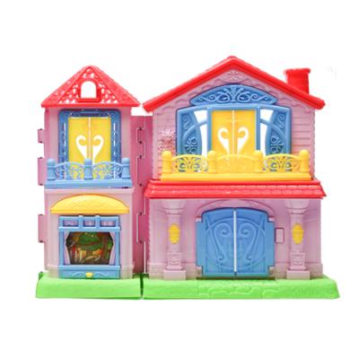 China Miniature Girls House Diy Dollhouse Dollhouse Set Kit Puzzle Open Toy with Light and Sound for sale