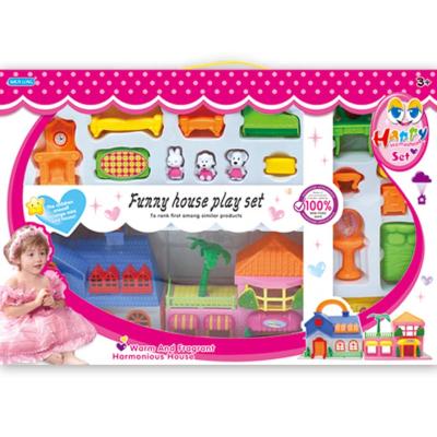 China Girls House New Design Girls Mini Doll House Kits Plastic Kids DIY Dolls House Best for sale