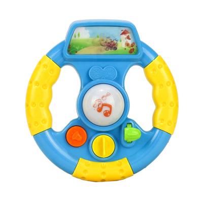 China Musical Toy Plastic Baby Wheel Rattle with light and sound, baby age 6M+ rattles for sale