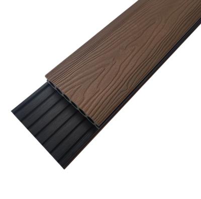 China Teca No.2 Antideslizante para uso externo Co extrusión Compuesto WPC Decking 140*25mm en venta