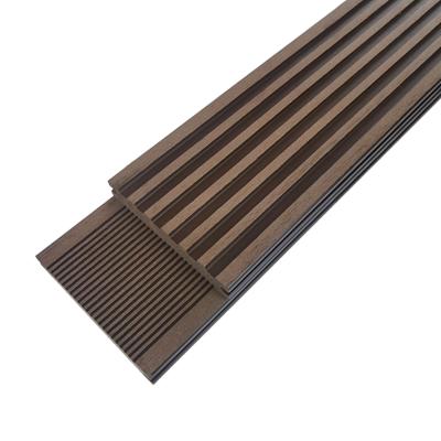 China Solid Traditional 3D Anti Slip Wood Plastic Composite Flooring Outdoor Fire Resistant for sale