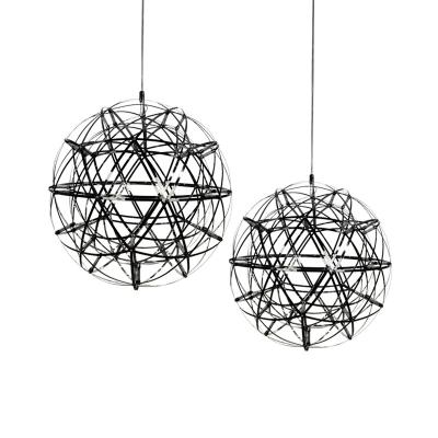 China Fashion Style Art Decor Firework Ball Christmas Ceiling Lighting Spark LED Pendant Light Hanging Lamp for sale