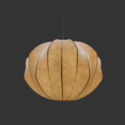 China Modern Simple Home Dining Room Silk Light Pendant Hanging Lamps Silk Lamp Bubble Lamp for sale