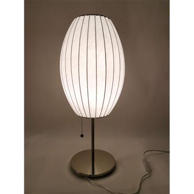 China Nordic Design Handmade Decoration White Lantern Silk Skin Cocoon Modern Table Lamp Bubble Lamp for sale