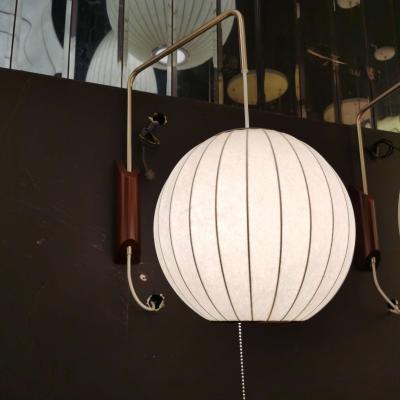 China Factory Direct Chinese Style Indoor Decorative Clear Silk Light Shade Antique Vintage Wall Lamp Silk lamp Bubble lamp for sale