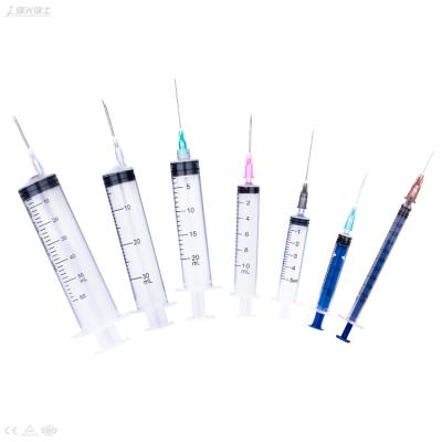 Κίνα Wholesale High Quality Luer Lock and luer slip Disposable Medical Syringe 0.5ml 1ml/cc 2ml 3ml 5ml 10ml 20ml 50ml 60ml Syringe προς πώληση