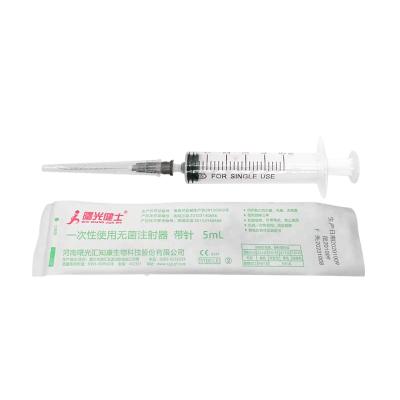 Κίνα Safe Disposable Plastic Syringe With Needle 60ml Luer Lock Accept OEM προς πώληση