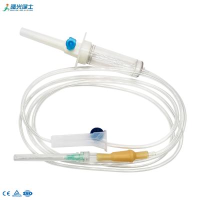 China Medical Disposable Infusion Set 20 Drops  Transparent Y-Type Connector Sterile Te koop