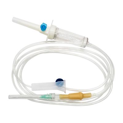 China Disposable Pvc-free-infusion-set Luer Lock Letex Free Y Port The Infusion Set With Precise Flow Regulator Te koop