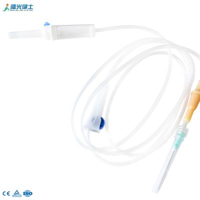 China 150ml Buret Disposable Infusion Set Transparent Blister Packing PVC Material Te koop