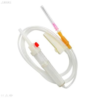 中国 EO Sterilized Blood Transfusion Set TPE Single Use Transparent PE Blister Packaging 販売のため