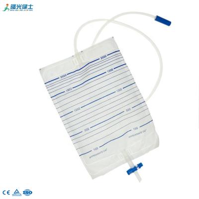 Chine Adult Plastic Medical Drainage Bag 2000ml E.O Gas Sterile White Transparent à vendre