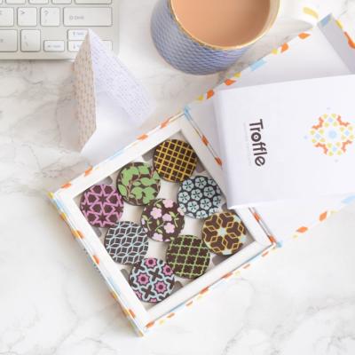 China Handmade Custom Cardboard Boxes For Truffle Chocolate Ramadan Chocolate Gift Box Luxury Empty Magnetic Chocolate Packaging Box for sale