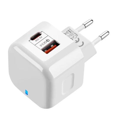 China UK PD 20W Charger Type-C Charger Dual Port Adapter European and American Standard Fast Mobile Phone and USB Travel USB Wall Charger for sale