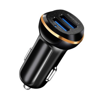 China Dual USB Phone 15W Car Charger Tablet Car Travel Adapter Fast 2 USB Universal Mobile Phone 3A Car Charger for sale