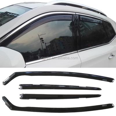 China PMMA IN-CHANNEL WINDOW SUN VISOR HOOD DEFLECTOR FOR 2008 VW GOLF 6 USE for sale