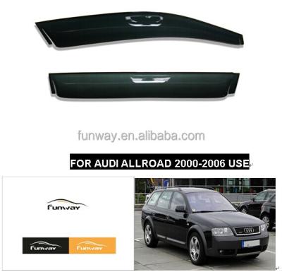 China Original/Mugen/Chrome Lining in chanal CAR DOOR SUN VISOR HOOD DEFLECTOR FOR Audi Allroad (4B, C5) 00-06 USE for sale