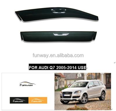 China Original/Mugen/Chrome Lining in chanal CAR DOOR SUN VISOR HOOD DEFLECTOR FOR AUDI Q7 2005-2014 USE for sale