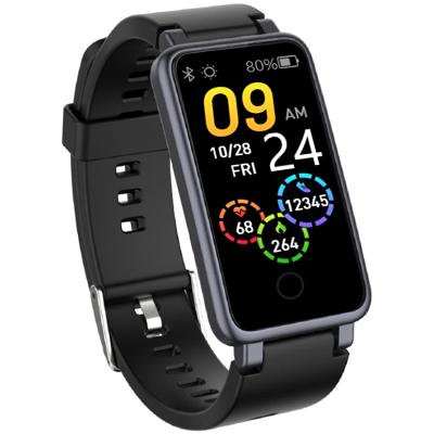 China Touch Screen 1.57 Inch LCD Digital C2 Plus Smart Rate Monitor Bar Men Women Android Smart Watches Heart Bracelet Sport Phone Smart Watch Band for sale