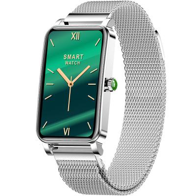 China New 2021 Touch Screen 1.45 Inch Touch Screen ZX19 Waterproof Heart Rate Detection Women Wrist Smartwatch for sale