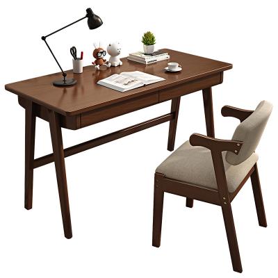 China Import and export quality stable simple cheap standard wooden chair laptop study desk computer desks kids study table and chair set for sale