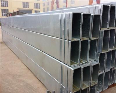 China Structure Pipe Factory Galvanized Cavity Section Square Steel Pipes For Shelter Structure for sale