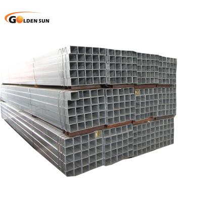 China Shelf Hot Dip Galvanized Square Tube Hollow Section Steel Welded Gi Steel Pipe for sale