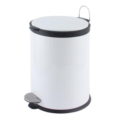 China Durable High Quality Colorful Powder Coating 12L Trash Can for sale