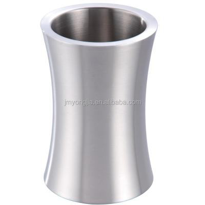 China Sustainable Chimney Shape Stainless Steel Champagne Coolers Ice Bucket for sale