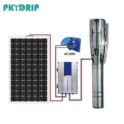 China Eco-Friendly DC Water Submersible Solar Powered Deep Well Pump Solar Water Pump For Agriculture Irrigation System for sale