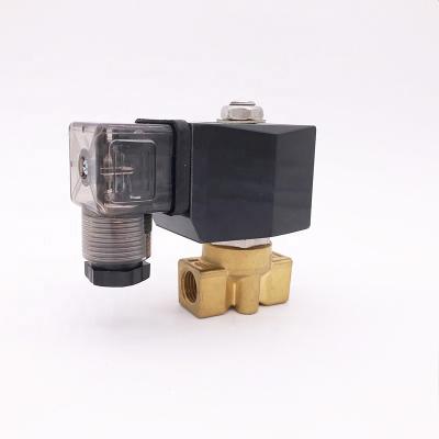 China 90bar DC 24v 12v General Brass High Pressure Solenoid Valve for sale