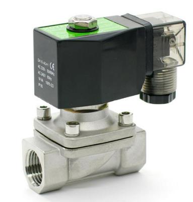 China NBR SPU Series 2 1/2 Way 1/2 Way Orifice 15mm Pressure Start Stainless Steel Zero Solenoid Valve Normally Closed for sale