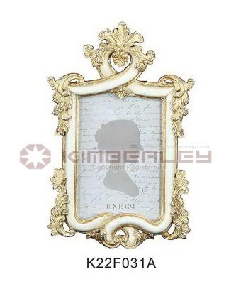 China POLY CUT RESIN PHOTO FRAME classic GOLD for sale