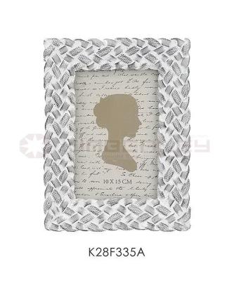 China POLY MODERN WEAVE PATTERN RESIN PICTURE FRAME for sale